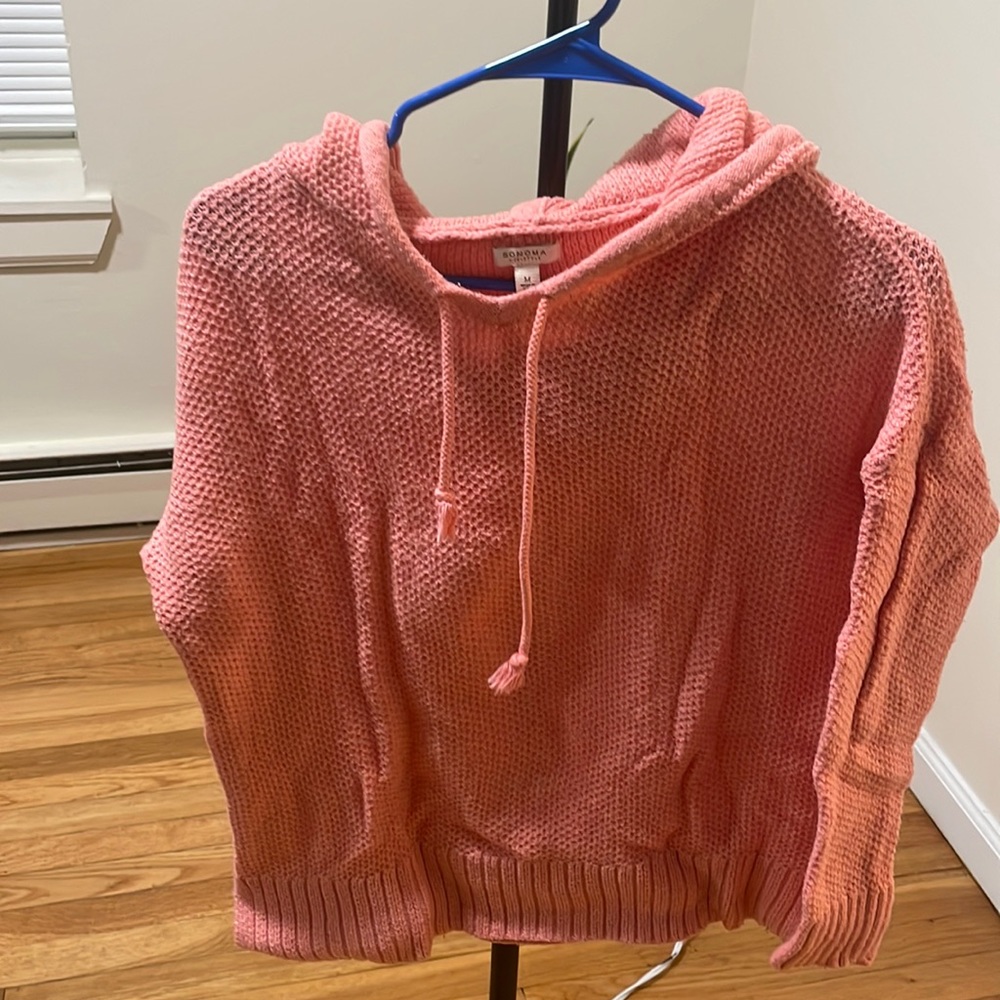 Pink cute sweater knit